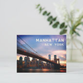 Manhattan - New York Briefkaart (Staand voorkant)