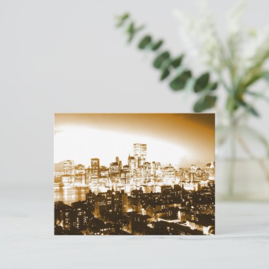 Manhattan New York Briefkaart (Staand voorkant)