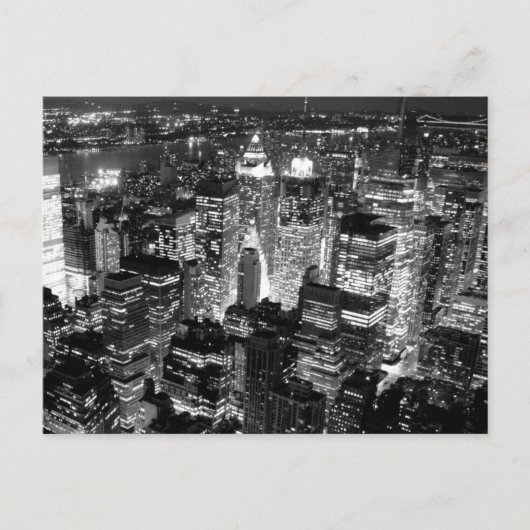 Manhattan New York City Briefkaart (Voorkant)