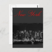 Manhattan New York City Briefkaart (Voorkant / Achterkant)