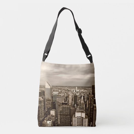 Manhattan New York City Crossbody Tas (Achterkant)