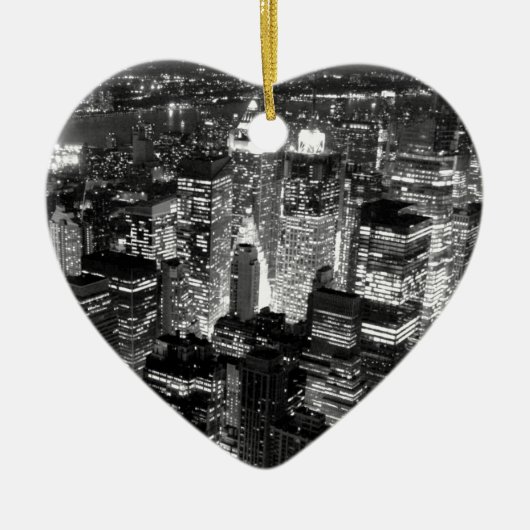Manhattan New York City Keramisch Ornament (Voorkant)