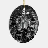 Manhattan New York City Keramisch Ornament (Rechts)