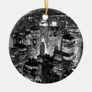 Manhattan New York City Keramisch Ornament