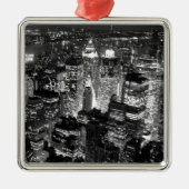 Manhattan New York City Metalen Ornament (Voorkant)