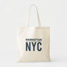 Manhattan New York City Neighborhoods Tote Bag