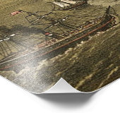 Manhattan New York City Old Photo Enlargement Foto Afdruk (Hoek)