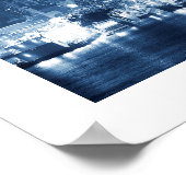 Manhattan New-York City Panoramic Uitzicht Wood Po Poster (Hoek)