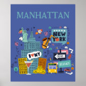Manhattan, New York City Poster (Voorkant)