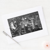 Manhattan New York City Rechthoekige Sticker (Envelop)
