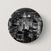 Manhattan New York City Ronde Button 5,7 Cm (Voorkant)