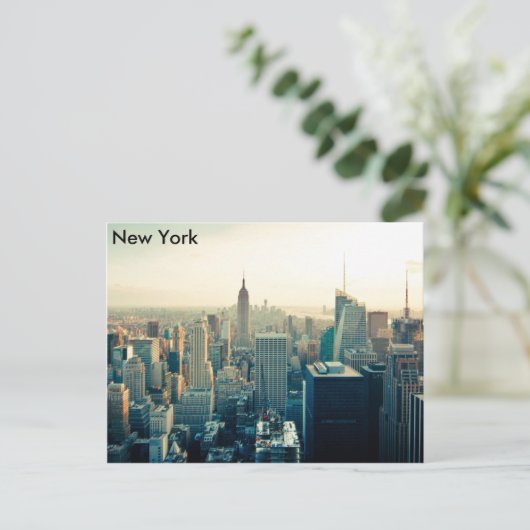 Manhattan, New York City skyline Briefkaart (Staand voorkant)