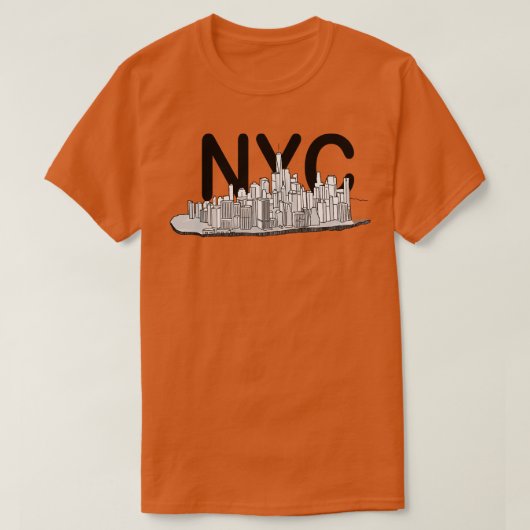 Manhattan New York City T-shirt (Design voorkant)