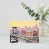 Manhattan, New York City, Verenigde Staten Briefkaart (Staand voorkant)
