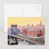 Manhattan, New York City, Verenigde Staten Briefkaart (Voorkant / Achterkant)