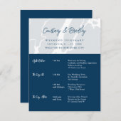 Manhattan New York City Weekend Reisroute Tijdsche Informatiekaartje (Voorkant / Achterkant)