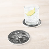 Manhattan New York City Zandsteen Onderzetter (Zijkant)