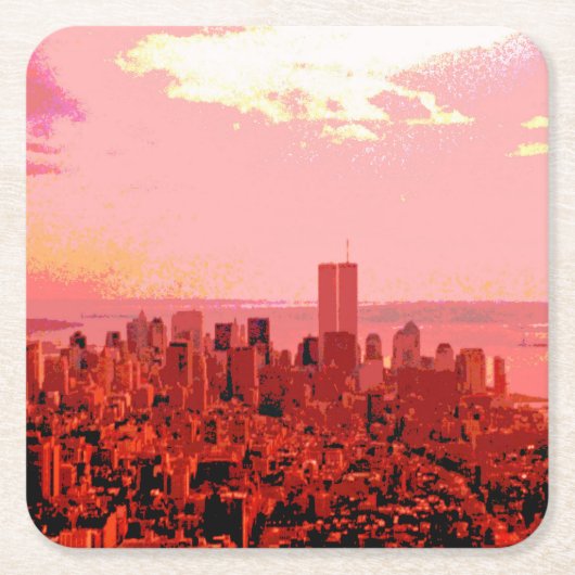 Manhattan, New York Kartonnen Onderzetters (Voorkant)