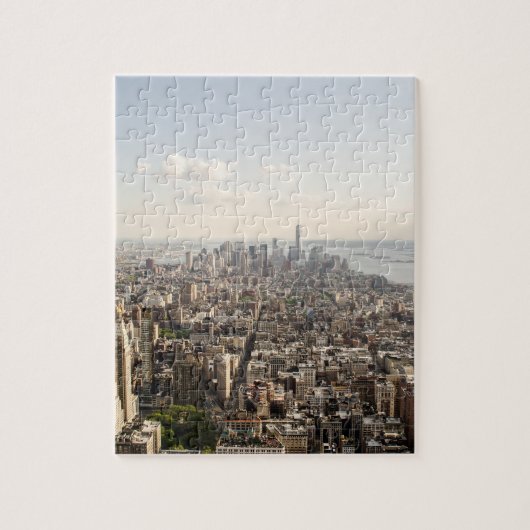 Manhattan New York Luchtfoto Legpuzzel (Verticaal)