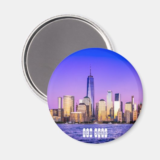 Manhattan, New York Magneet (Voorkant / Achterkant)