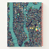 Manhattan New York Map Notitieboek (Achterkant)
