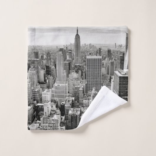 Manhattan, New York (panorama) Bad Handdoek (Wasdoekje)
