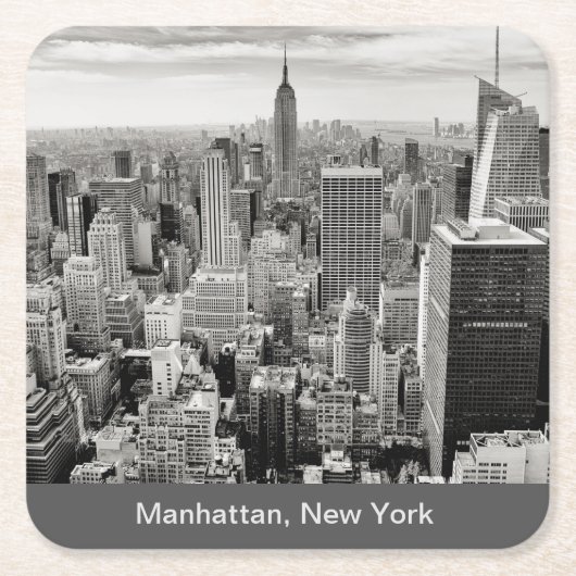 Manhattan, New York (panorama) Kartonnen Onderzetters (Voorkant)