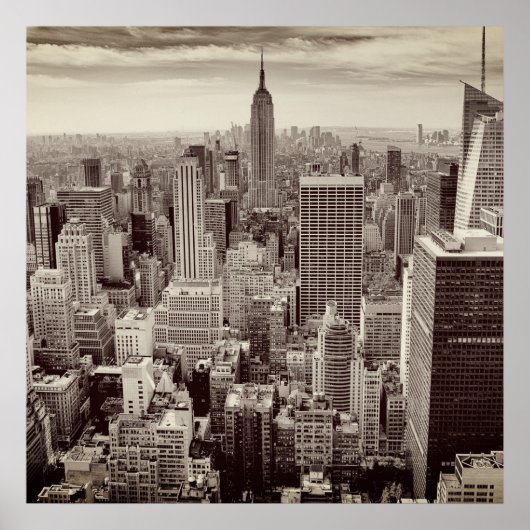 Manhattan, New York (panorama) Poster (Voorkant)