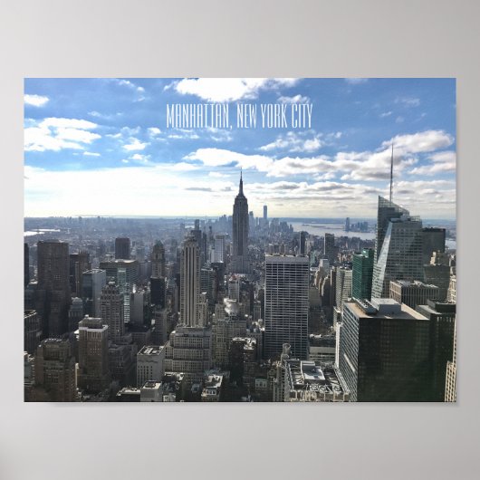 Manhattan New York Poster (Voorkant)