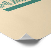 Manhattan New York, Retro Design Poster (Hoek)