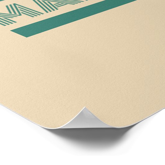 Manhattan New York, Retro Design Poster (Hoek)