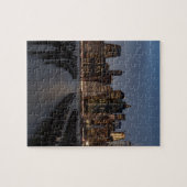Manhattan New York 's nachts Legpuzzel (Horizontaal)