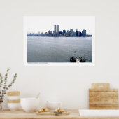 Manhattan - New York Skyline, februari 2000 Poster (Keuken)