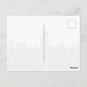 Manhattan New York Skyline Travel Briefkaart (Achterkant)