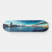 Manhattan New York Skyline van East River Persoonlijk Skateboard (Horizontaal)