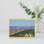 Manhattan New York USA Skyscraper Park Briefkaart (Staand voorkant)