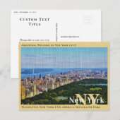 Manhattan New York USA Skyscraper Park Briefkaart (Voorkant / Achterkant)