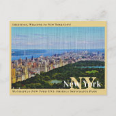 Manhattan New York USA Skyscraper Park Briefkaart (Voorkant)