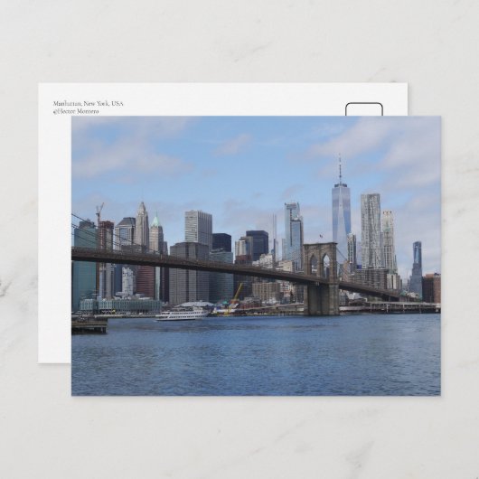 Manhattan, New York, Verenigde Staten Briefkaart (Voorkant / Achterkant)