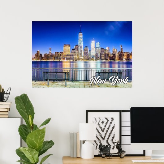 Manhattan, New York, Verenigde Staten Poster (Thuiskantoor)