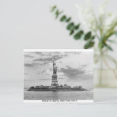 Manhattan, New York Vrijheidsbeeld 1910 Briefkaart (Staand voorkant)