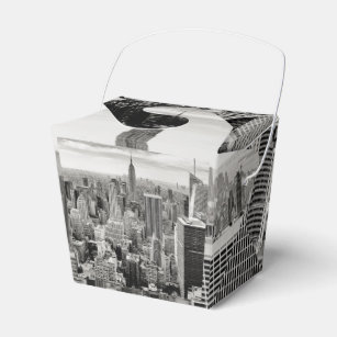 Manhattan, New York (zwart-wit panorama)  Bedankdoosjes