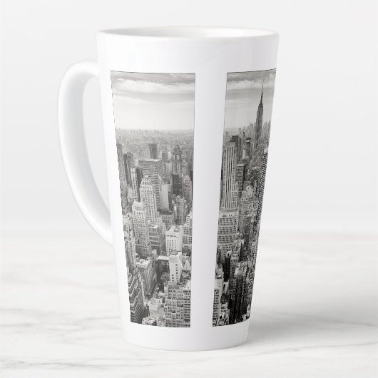 Manhattan, New York (zwart-wit panorama) Latte Mok (Linkerhoek)