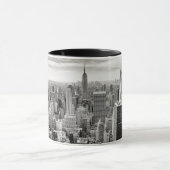 Manhattan, New York (zwart-wit panorama) Mok (Midden)