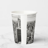 Manhattan, New York (zwart-wit panorama)  Papieren Bekers (Links)