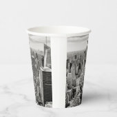 Manhattan, New York (zwart-wit panorama)  Papieren Bekers (Rechts)