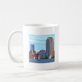 Manhattan NY - Drie vaten van Manhattan Skyline Koffiemok (Links)