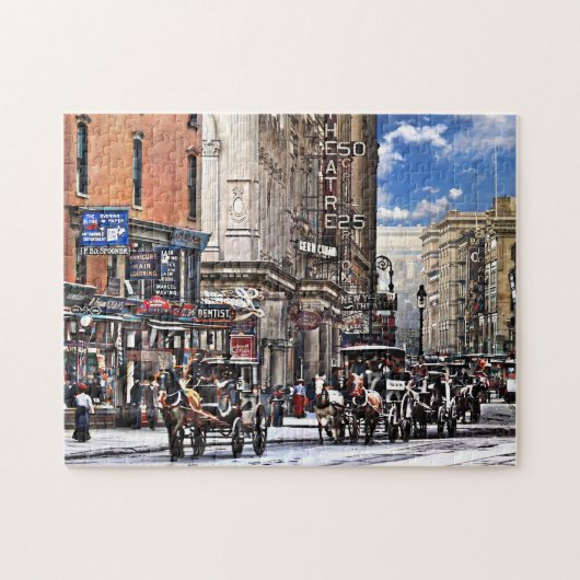 Manhattan NY – Long Acre Square New York c1905 Legpuzzel (Horizontaal)