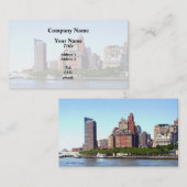 Manhattan NY - Manhattan Skyline op een heldere da Visitekaartje (Voorkant / Achterkant)