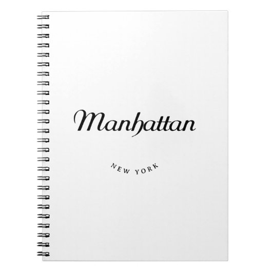 Manhattan NY Notitieboek (Voorkant)